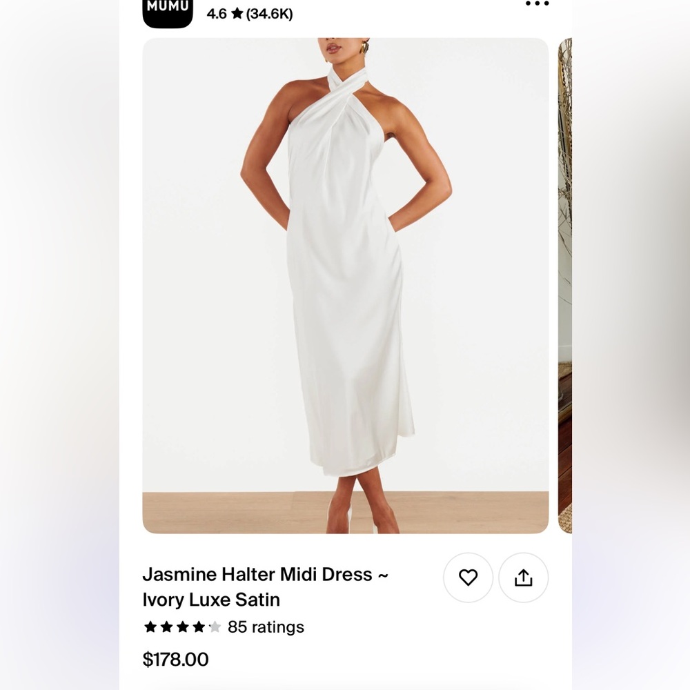 Show me your mumu bridal dress never worn super cute